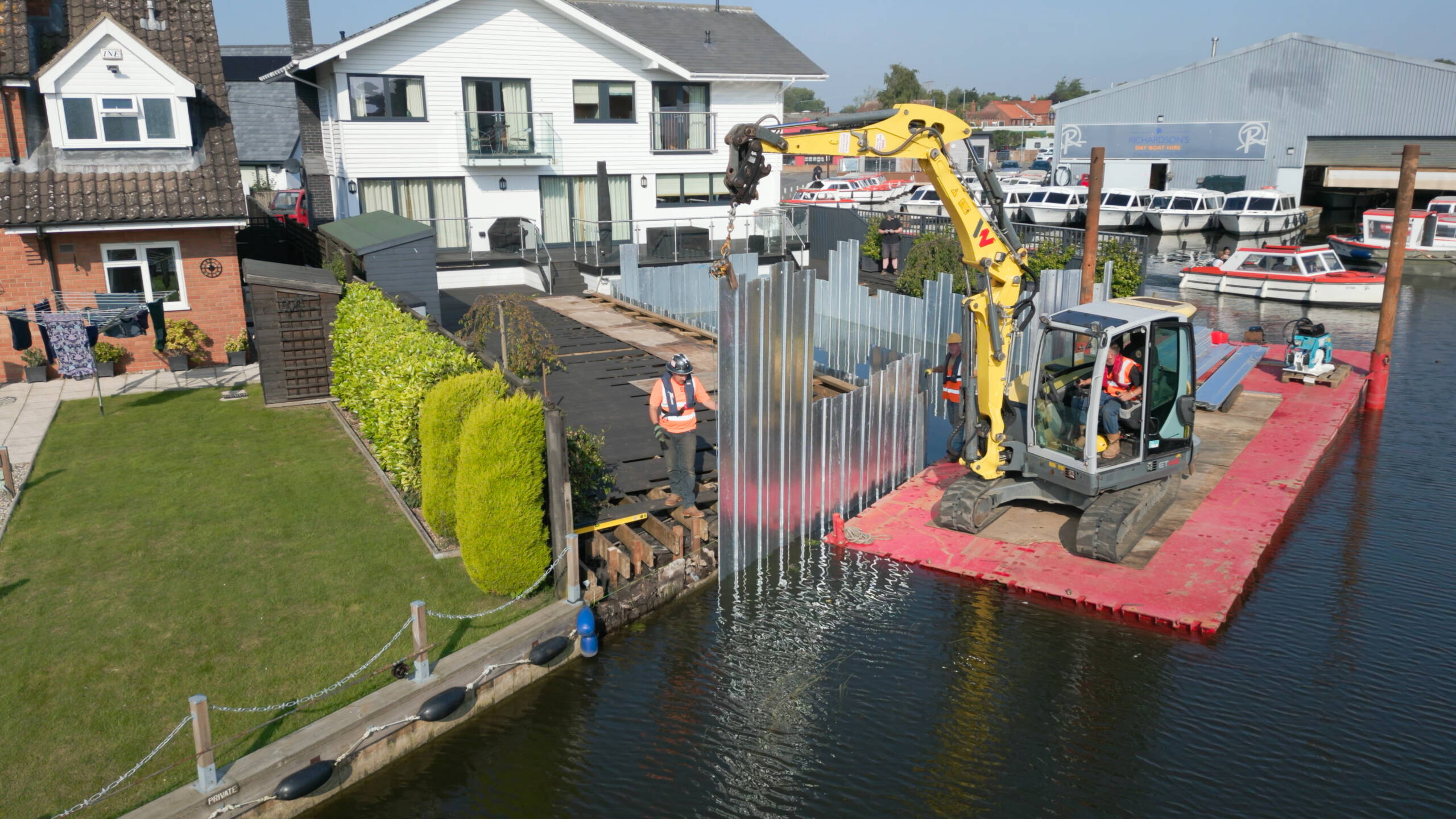 Sheet Piling DRE Marine Civils